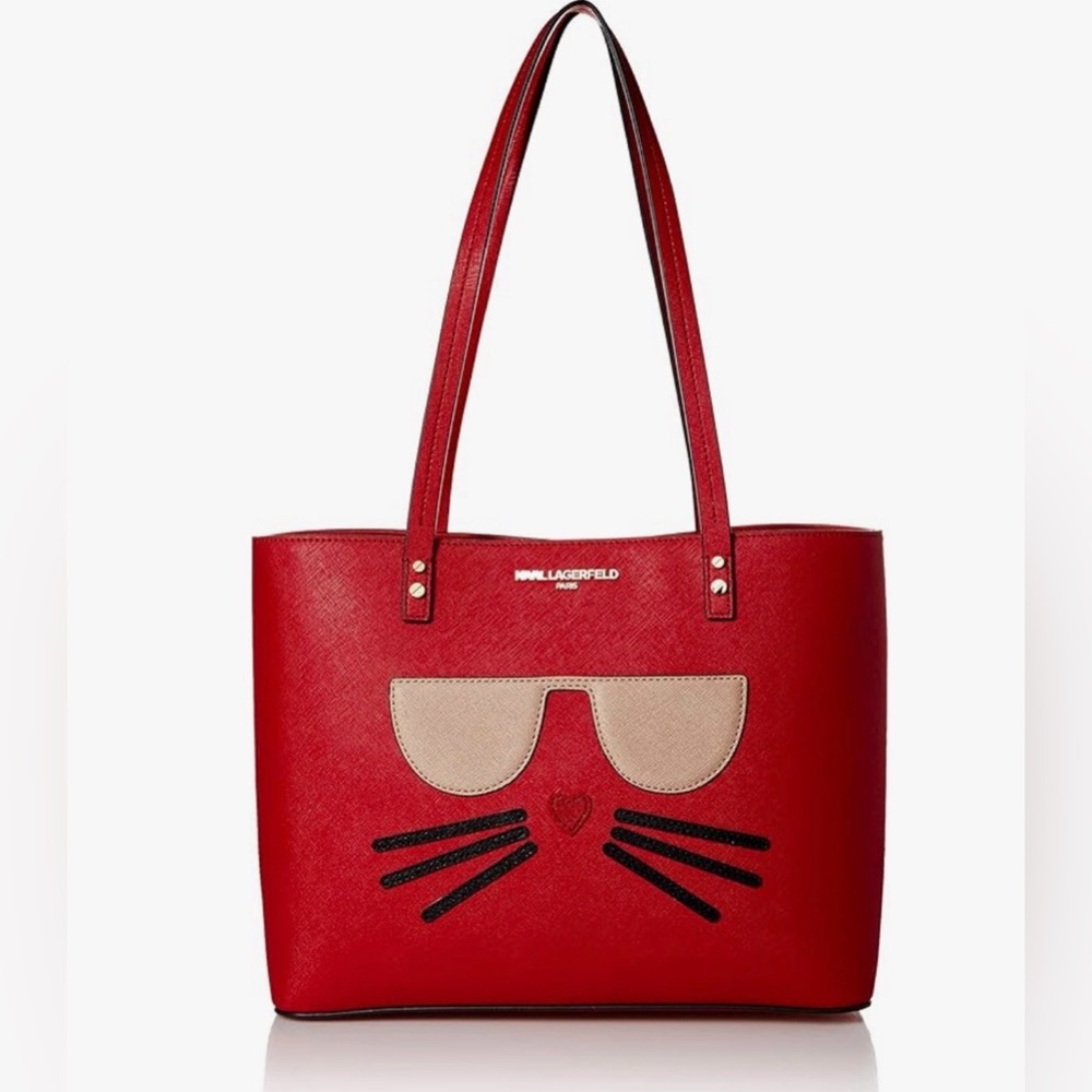 Karl Lagerfeld Paris Women's Maybelle Choupette Tote Bag- NWT - Picture 2 of 4